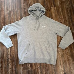 Nike Men's Heather Gray Hoodie